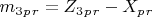 $ m_3_p_r= Z_3_p_r - X_p_r   $