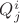 $Q^{i}_{j}$