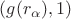 $(g(r_{\alpha}),1)$