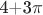 4+3\pi