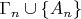$\Gamma_n\cup \{A_n\}$