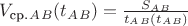 $V_\text{ср.}_A_B(t_A_B) = \frac {S_A_B}{t_A_B(t_A_B)}$