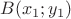 $\[B(x_1 ;y_1 )\]$