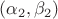 $(\alpha_2,\beta_2)$