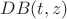 $DB(t,z)$