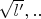 $\sqrt{l'}, т.е. не больше чем $