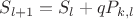 $S_{l+1} = S_l + qP_{k,l}$