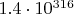 $1.4\cdot10^{316}$
