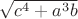 $\sqrt{c^4+{a^3}b}$