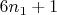 $6n_1 +1$