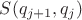$S(q_{j+1},q_j)$