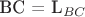 ВС = L_{BC}