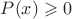 $P(x)\geqslant 0$
