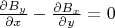 $\frac{\partial B_y}{\partial x}-\frac{\partial B_x}{\partial y} = 0$