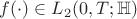 $f(\cdot) \in L_{2}(0,T;\mathbb{H})$