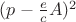 $(p-\frac{e}{c}A)^2$
