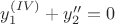 $y_1^{(IV)}+y''_2=0$