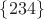 $\{234\}$