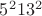 $5^2 13^2 $