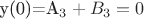 y(0)=A_3+B_3=0