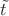 $\tilde t$