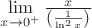 $\lim\limits_{x\to 0^+}\frac x{\left(\frac 1{\ln^2x}\right)}$