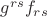 $g^{rs}f_{rs}$