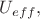 $U_{eff},$