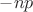 $-np$
