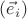$(\vec e_i)$ $(\vec e_i)$