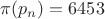 $\pi(p_n)=6453$