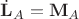 $\dot{\mathbf L}_A=\mathbf M_A$