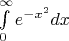 $\int\limits_0^\infty e^{-x^2}dx$