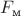 $F_\text{м}$ $F_\text{м}$