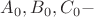 $A_0, B_0, C_0 -$