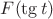 $F(\tg t)$