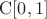 $\mathrm{C}[0,1]$