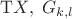 $\mathrm{T}X, \; G_{k,l}
$ $\mathrm{T}X, \; G_{k,l}
$