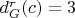 $d_G^r(c) = 3$