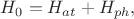 $H_0=H_{at}+H_{ph},$