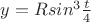 $y=R sin^3 \frac {t} {4}$