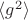 $\langle g^2\rangle$