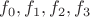 $f_{0},f_{1},f_{2},f_{3}$