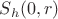 $S_h(0, r)$