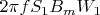 $2\pi f S_1 B_m W_1$