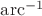 ${\rm{arc}}^{-1}$