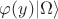 $\varphi(y)|\Omega\rangle$