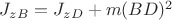 $J_{zB}=J_{zD}+m({BD})^2$