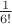 $\frac{1}{6!}$