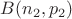 $B(n_2, p_2)$